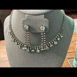 Vintage Rhinestone Jewelry Set